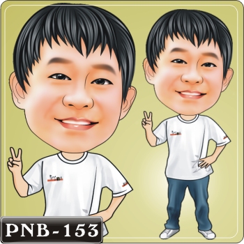 男生人像Q版漫畫PNB-153